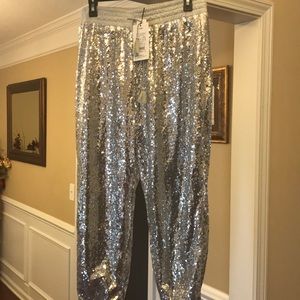 Sequin joggers!